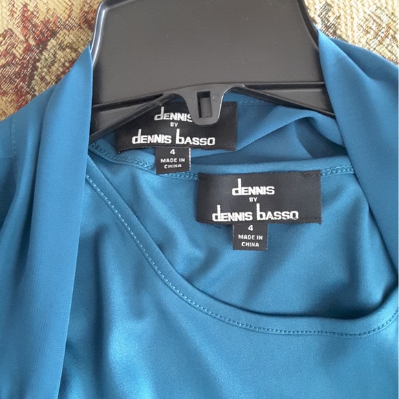 QVC DENNIS BY DENNIS BASSO two piece blouse - Picture 3 of 3